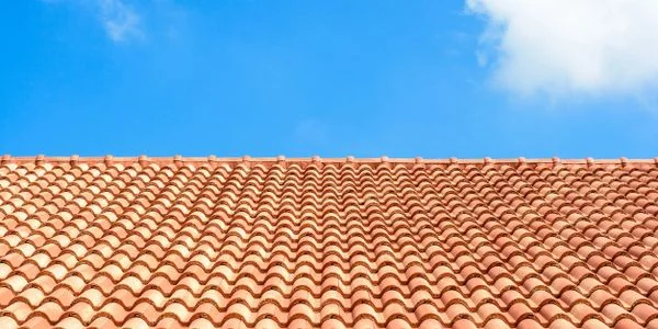 Close-up of roof shingles after weather exposure